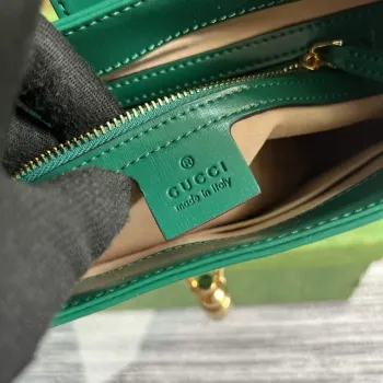Gucci 636709 Jackie 1961 Malá ramenní taška Zelená