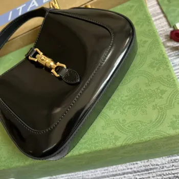 Gucci 699651 Jackie 1961 Mini Ramenní Taška Černá