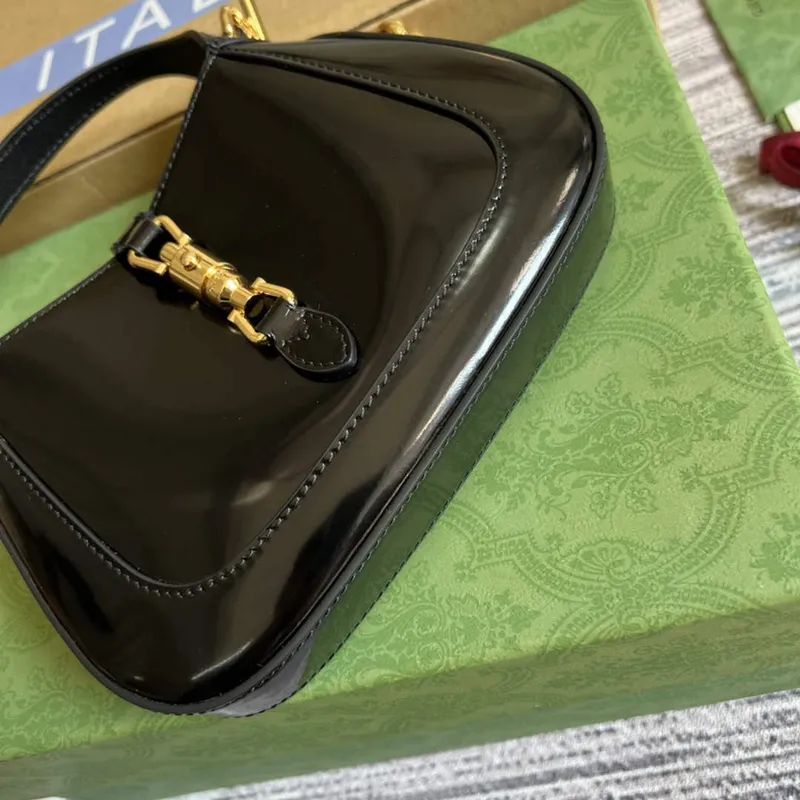 Gucci 699651 Jackie 1961 Mini Ramenní Taška Černá