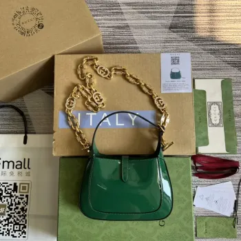 Gucci 699651 Jackie 1961 Mini Ramenní Taška Zelená