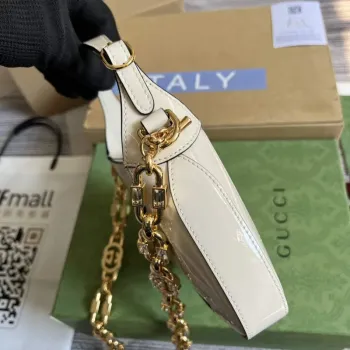 Gucci 699651 Jackie 1961 Mini Ramenní Taška Bílá