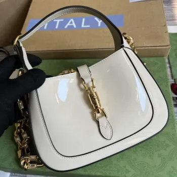 Gucci 699651 Jackie 1961 Mini Ramenní Taška Bílá