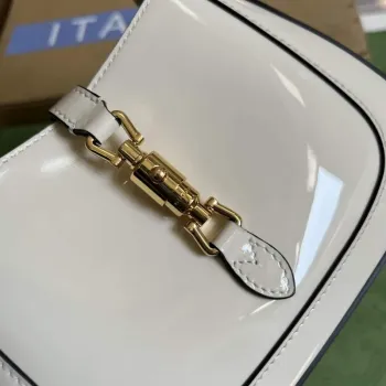 Gucci 699651 Jackie 1961 Mini Ramenní Taška Bílá