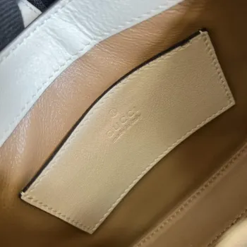 Gucci 699651 Jackie 1961 Mini Ramenní Taška Bílá