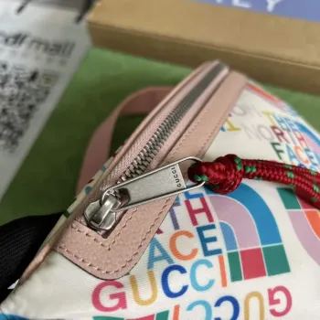 Gucci 650299 The North Face x Gucci ledvinka Růžová