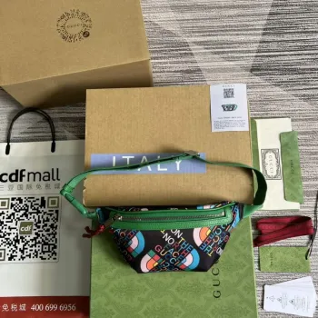 Gucci 650299 The North Face x Gucci ledvinka Zelená