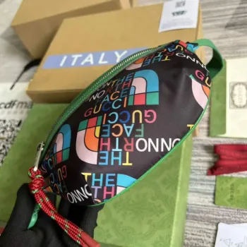 Gucci 650299 The North Face x Gucci ledvinka Zelená