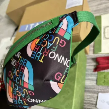 Gucci 650299 The North Face x Gucci ledvinka Zelená