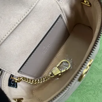 Gucci 699515 GG Marmont Mini Taška s Horním Držadlem Světle Růžová