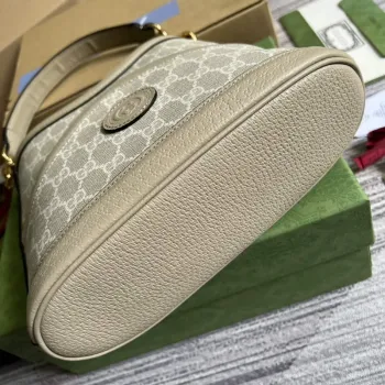 Gucci 696011 Velká kabelka přes rameno s propleteným G Ovesná