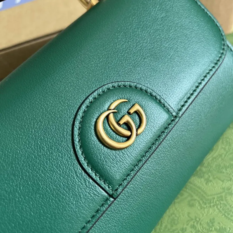 Gucci 675795 Gucci Diana mini kabelka přes rameno Zelená