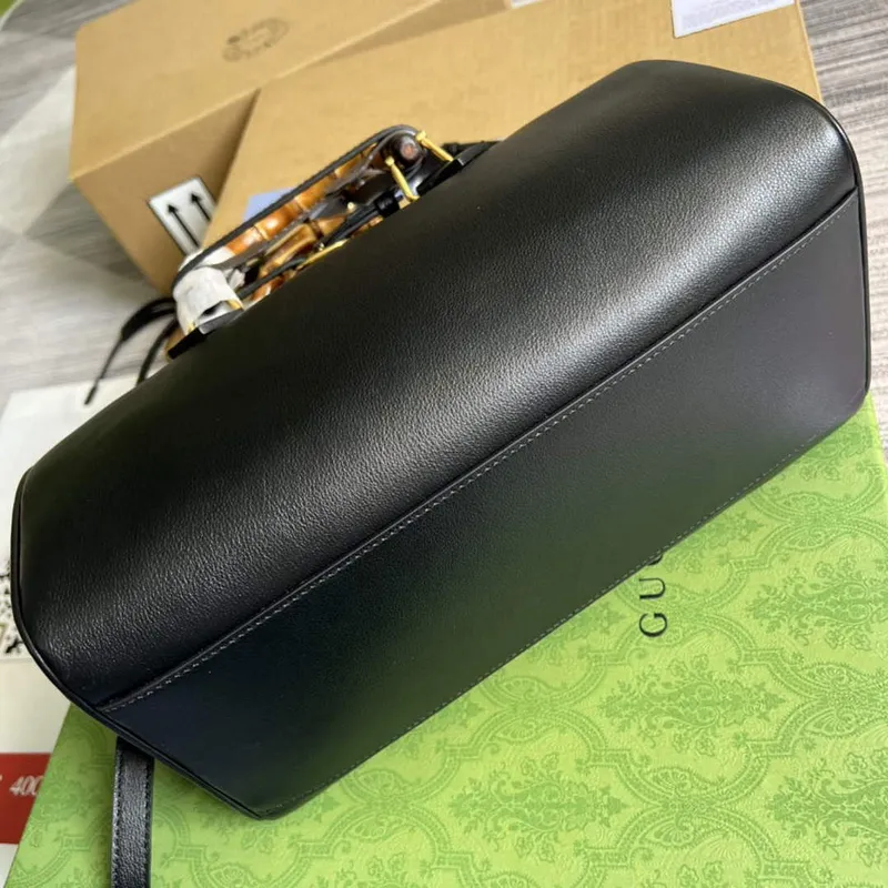 Gucci 655663 Gucci Diana Japonsko Limitovaná Malá Taška s Horním Úchopem Černá