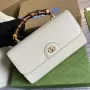Gucci 675794 Gucci Diana Malá Kabelka přes Rameno Bílá