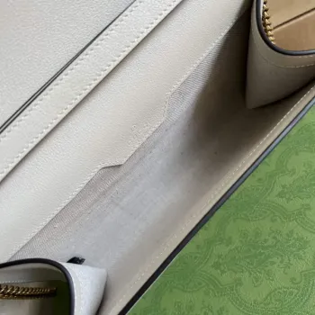 Gucci 675794 Gucci Diana Malá Kabelka přes Rameno Bílá