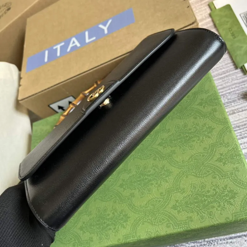 Gucci 675794 Gucci Diana Malá Kabelka Přes Rameno Černá