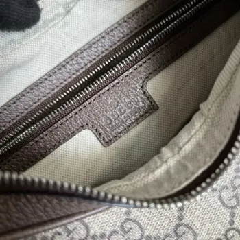 Gucci 702823 Gucci Attache velká kabelka přes rameno Béžová a ebenová