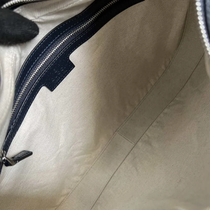 Gucci 702823 Gucci Attache velká kabelka přes rameno béžová a modrá