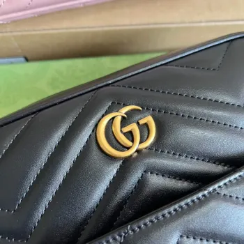 Gucci 699758 Double G víceúčelová mini taška černá