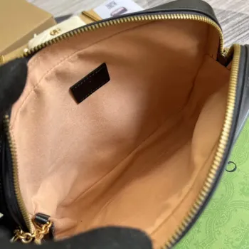 Gucci 699758 Double G víceúčelová mini taška černá