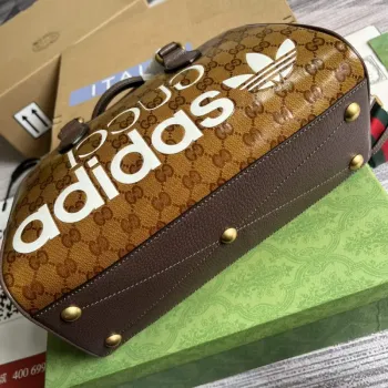 Adidas x Gucci 702397 mini taška přes rameno hnědá