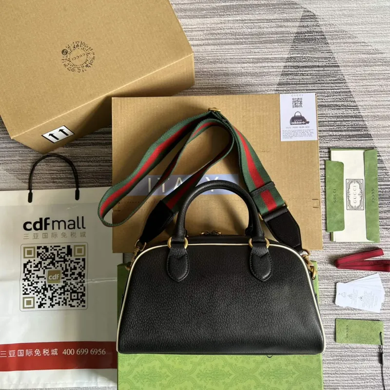 Adidas x Gucci 702397 mini taška přes rameno černá