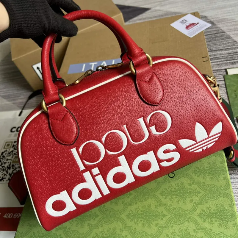 Adidas x Gucci 702397 mini taška přes rameno červená