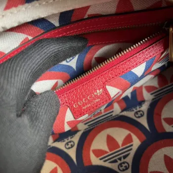 Adidas x Gucci 702397 mini taška přes rameno červená