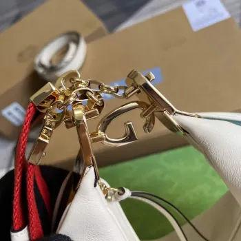 Gucci 702823 Gucci Attache velká kabelka přes rameno Bílá