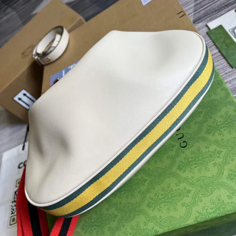 Gucci 702823 Gucci Attache velká kabelka přes rameno Bílá