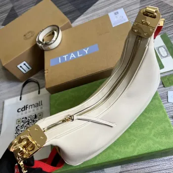 Gucci 702823 Gucci Attache velká kabelka přes rameno Bílá