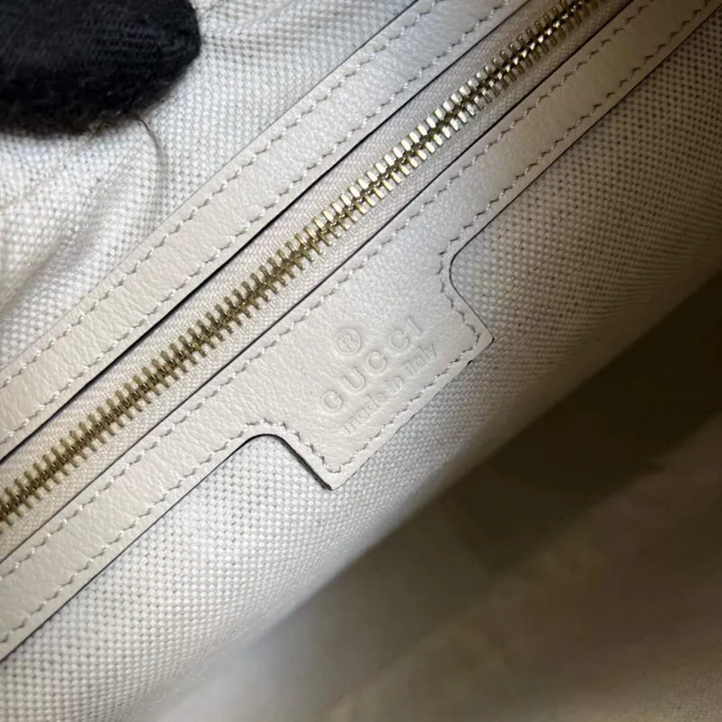 Gucci 702823 Gucci Attache velká kabelka přes rameno Bílá