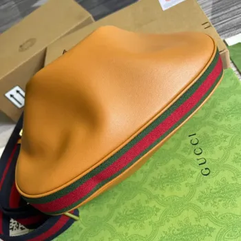 Gucci 702823 Gucci Attache velká taška přes rameno Tmavě oranžová