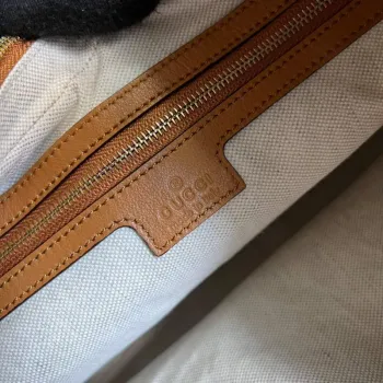 Gucci 702823 Gucci Attache velká taška přes rameno Tmavě oranžová