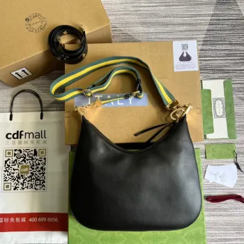 Gucci 702823 Gucci Attache velká kabelka přes rameno Černá