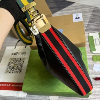 Gucci 702823 Gucci Attache velká kabelka přes rameno Černá