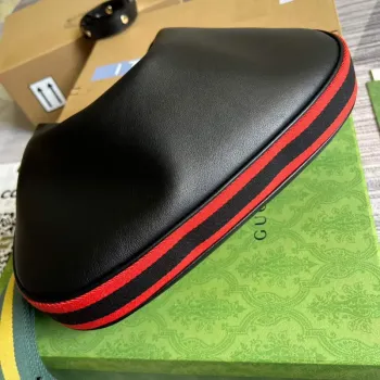 Gucci 702823 Gucci Attache velká kabelka přes rameno Černá