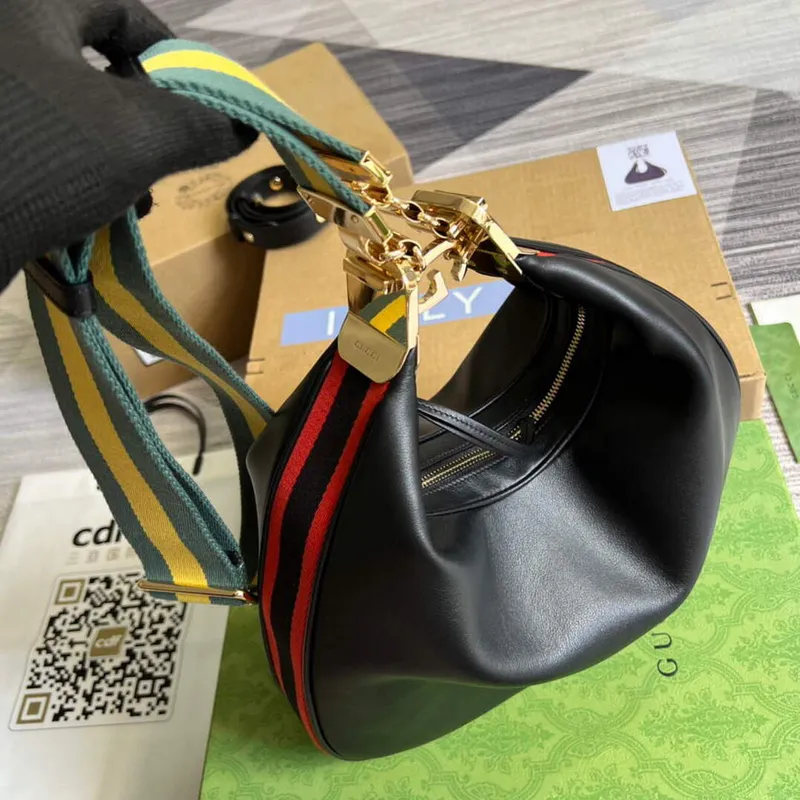 Gucci 702823 Gucci Attache velká kabelka přes rameno Černá