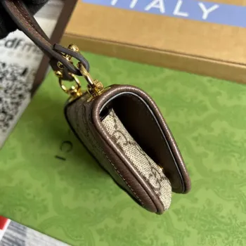 Gucci 698635 Gucci Blondie pouzdro na karty hnědé