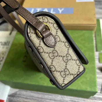 Gucci 700733 mini taška s potiskem kočky
