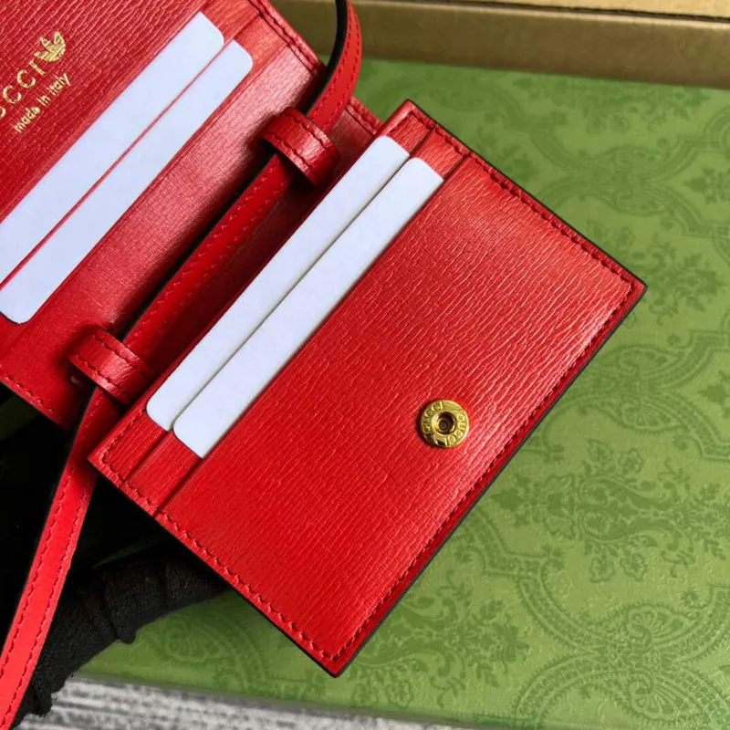 Gucci 702248 Adidas x Gucci pouzdro na karty s Horsebit