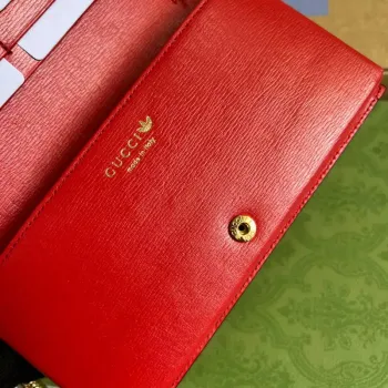 Gucci 621892 Peněženka Adidas x Gucci s řetězem Horsebit