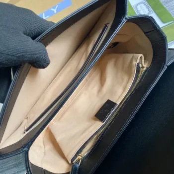 Gucci Horsebit 1955 ramenní taška 602204 žlutá s béžovou