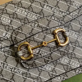 Gucci Horsebit 1955 ramenní taška 602204 Béžová