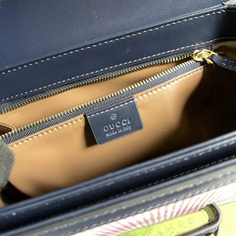 Gucci Horsebit 1955 malá taška 602204 Růžový kordurovým materiálem