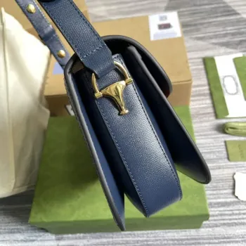 Gucci Horsebit 1955 malá taška 602204 Hnědý kordurovým materiálem