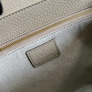 Gucci Horsebit 1955 ramenní taška 602204 béžová s béžovou kůží