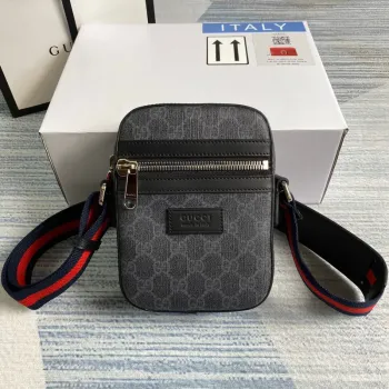 Gucci 682357 GG černá messenger 598103 černá GG Supreme plátno