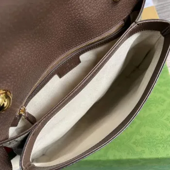 Gucci 699210 Blondie střední kabelka přes rameno Béžová GG Supreme plátno