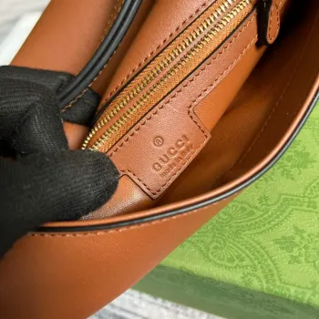 Gucci 699268 Blondie kabelka přes rameno Světle hnědá kůže