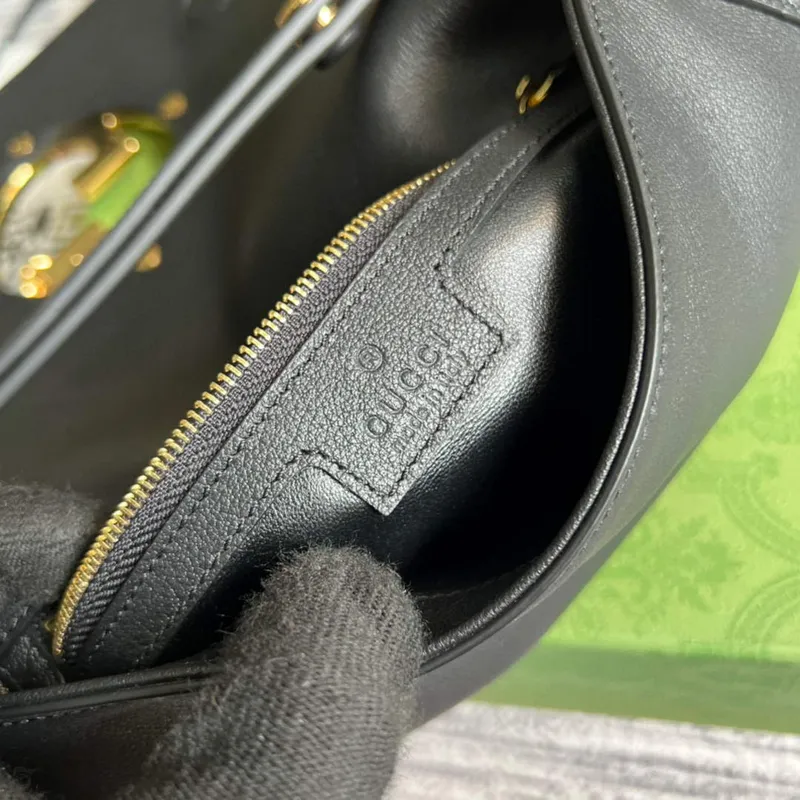 Gucci 699268 Blondie ramenní taška černá kůže